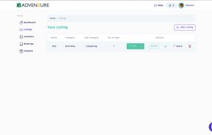 Adding activities to the system