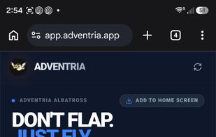 AdventriaApp screenshot 1