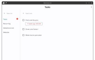Adventure List screenshot 2