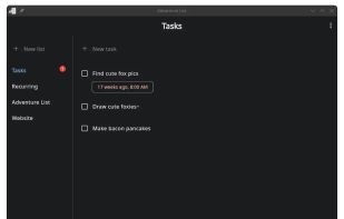 Adventure List screenshot 1