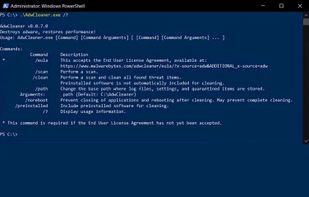AdwCleaner screenshot 1