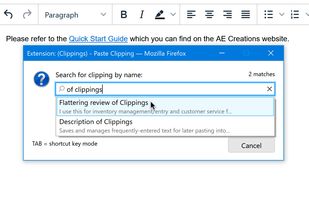 AE Creations Clippings screenshot 2