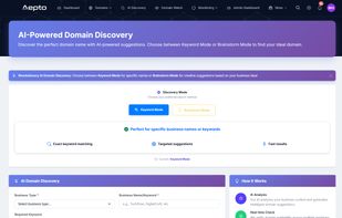 AI Powered Domain Discovery
