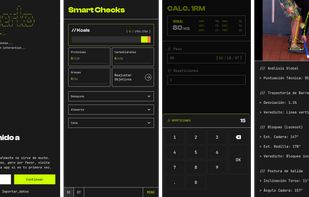 Some screenshots of the app in Spanish