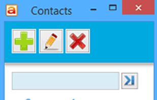 AeroAdmin - Contact Book