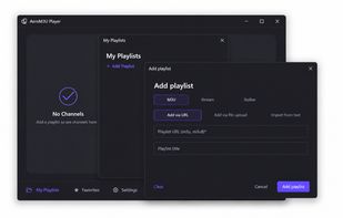 AeroM3UPlayer screenshot 2