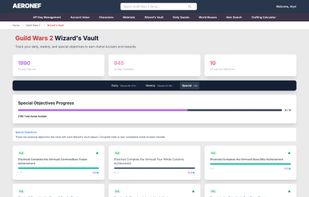 Wizard's Vault Objectives tracker