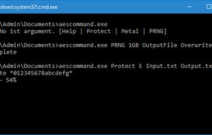 AES Command screenshot 1