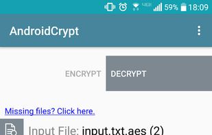 AES Crypt screenshot 3