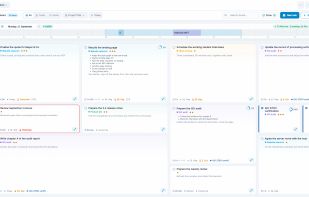 See your tasks in size and position. 
