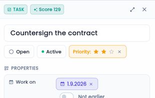 Metadata sets the base for the scoring system. When will you work on it? When is it due?