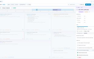 The sidebar for all details of any task. Metadata sets the base for the scoring system. When will you work on it? When is it due? 