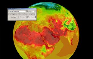 GLOBE - 08-11-2004 Maximum temperature