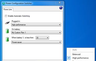 Power Scheme Switcher screenshot 1