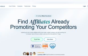 AffiliateFinder.ai screenshot 1