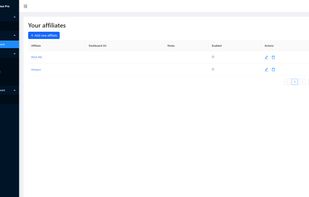 Affiliate Management