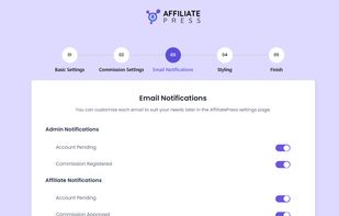 Easy Setup Wizard Screen 3