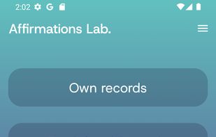 Affirmations Lab. screenshot 1