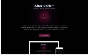 After Dark is open source software you can use to build a secure website, blog or app. One command is all you need to start a new website.