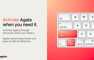 Visual guide showing how to instantly trigger the application system-wide on Mac and Windows using a global keyboard shortcut.
