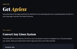 Ageless linux screenshot 1