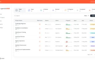 AgendisRISK MyItems Module