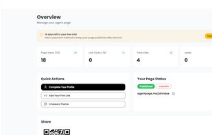 Dashboard overview