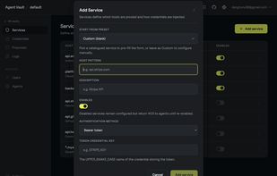 Agent Vault screenshot 1