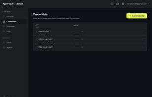 Agent Vault screenshot 2