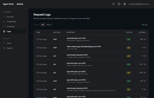 Agent Vault screenshot 3