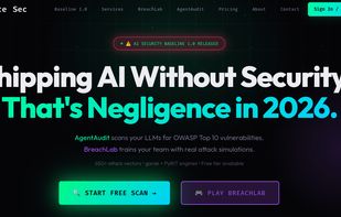 AgentAudit overview – AI security testing for LLM applications.