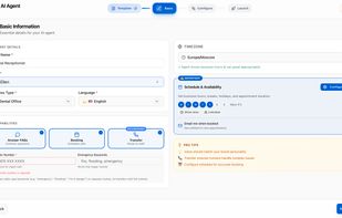Agent configuration 1