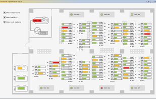 Dynamic Data Center Floor Plan