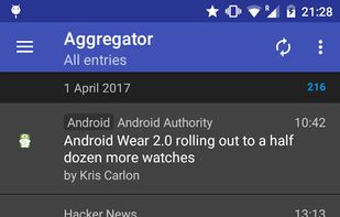 Aggregator screenshot 1