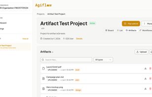 Agiflow screenshot 1
