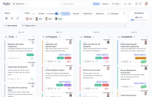 Agila Kanban View