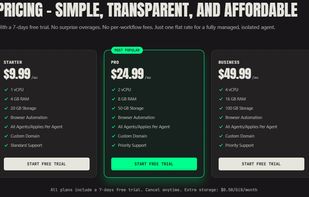 Agntable Pricing with 7-day free trial