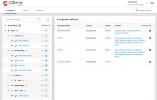 My Computers. An overview of all your endpoints.