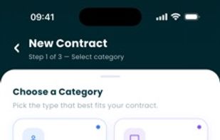 Pick from plain-English templates by category