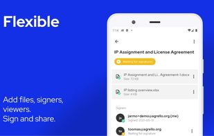 Agrello e-signatures screenshot 2