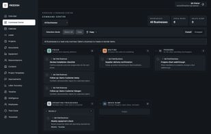 View tasks and priorities across multiple businesses in one Command Center, with Focus, Waiting, Triggers, and recurring operating procedures.
