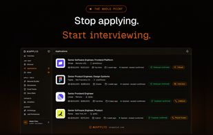 Stop applying. Start interviewing. AI Applyd launch overview.