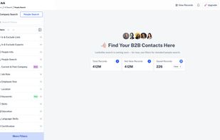 Filter by role and seniority to surface founders, CEOs, and executives, then save or export them complete with verified emails, direct dials, and linked social profiles for each contact.
