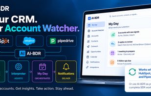 Your CRM.
Our Account Watcher