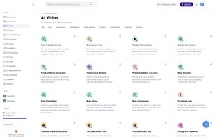 Different AI Writer Templates