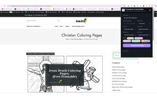 AI Coloring Pages Prompt Builder screenshot 1