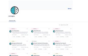 Rapidapi organisation page