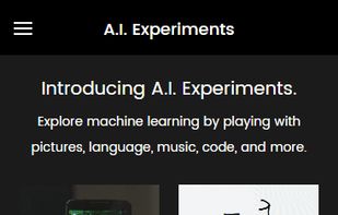 A.I. Experiments screenshot 1