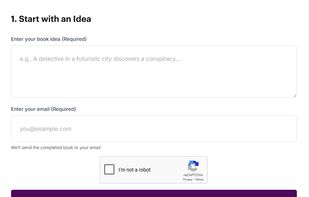 AI Fiction Book screenshot 1