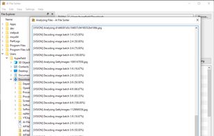 Files processing progress - Windows